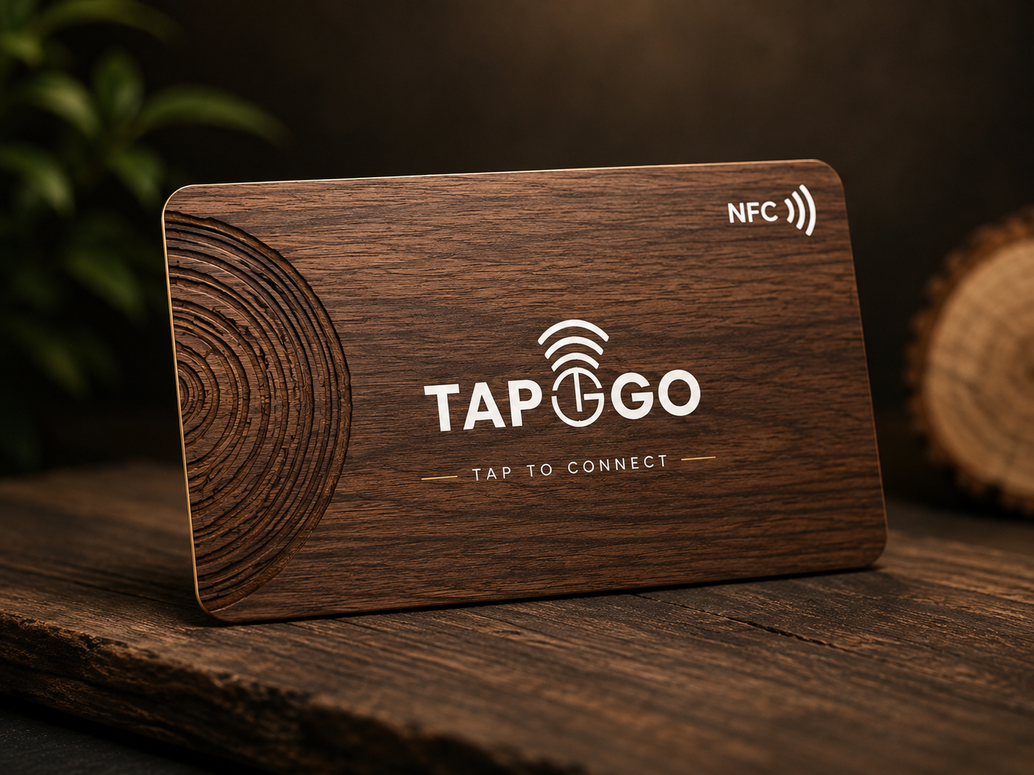 Eco Wooden NFC Card